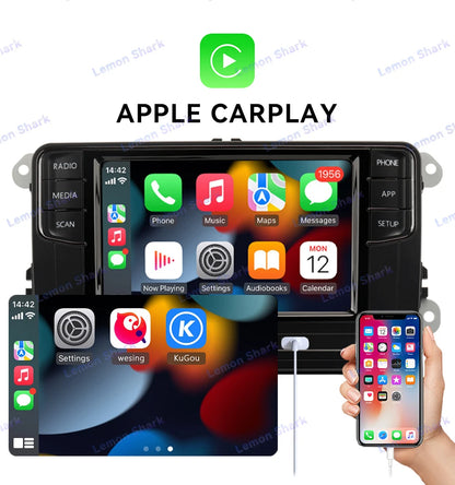 RCD440PRO Carplay Radio de coche para VW PQ Passat B5 B6 Golf MK5 MK6 Jetta 5 6 CC POLO Noame Android Auto Bluetooth MIB Multimedia