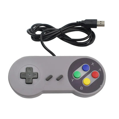 2 uds USB Gamepad Retro Gaming Joystick controlador con cable para PC NESPi RetroPie Control de juego para Raspberry Pi 4 B