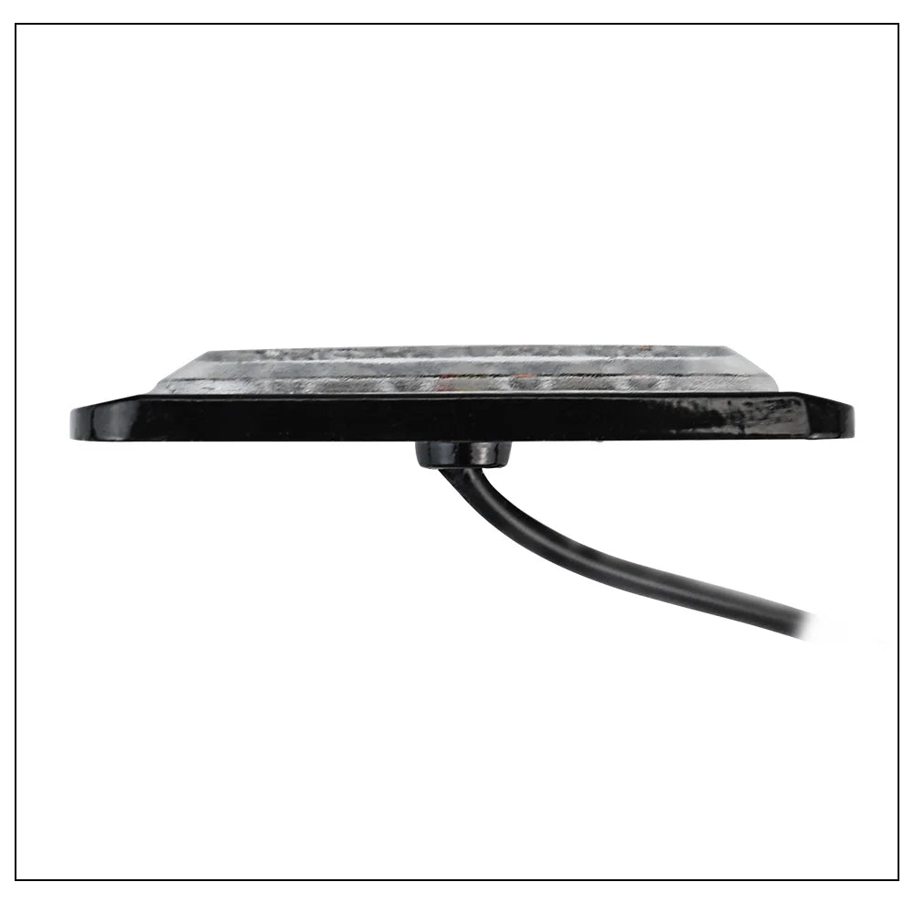 4x 4LED luz de advertencia de coche luz de avería de parrilla coche camión remolque baliza lámpara LED luz lateral ámbar para coches 12V - 24V