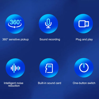 Micrófono de reducción de ruido de micrófono de PC de juego USB para podcasts de streaming, micrófono de escritorio capacitor de computadora RGB para videos de YouTube