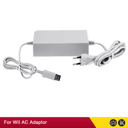 Nuevo adaptador de corriente alterna con enchufe UE EE. UU. para consola Nintendo WII, cargador de Cable de carga 100-240V DC 12V/3.7A, fuente de alimentación para consola Wii