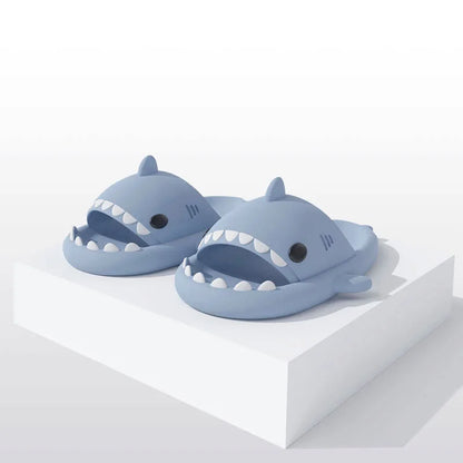 Zapatillas para niños, sandalias de tiburón de dibujos animados, zapatos de verano para niños y niñas, suela suave antideslizante