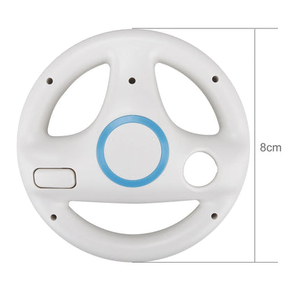 Volante de carreras de juegos de plástico de 3 colores para mando a distancia de Nintendo Wii, volante de carreras para controlador de juegos de carreras de Wii Kart