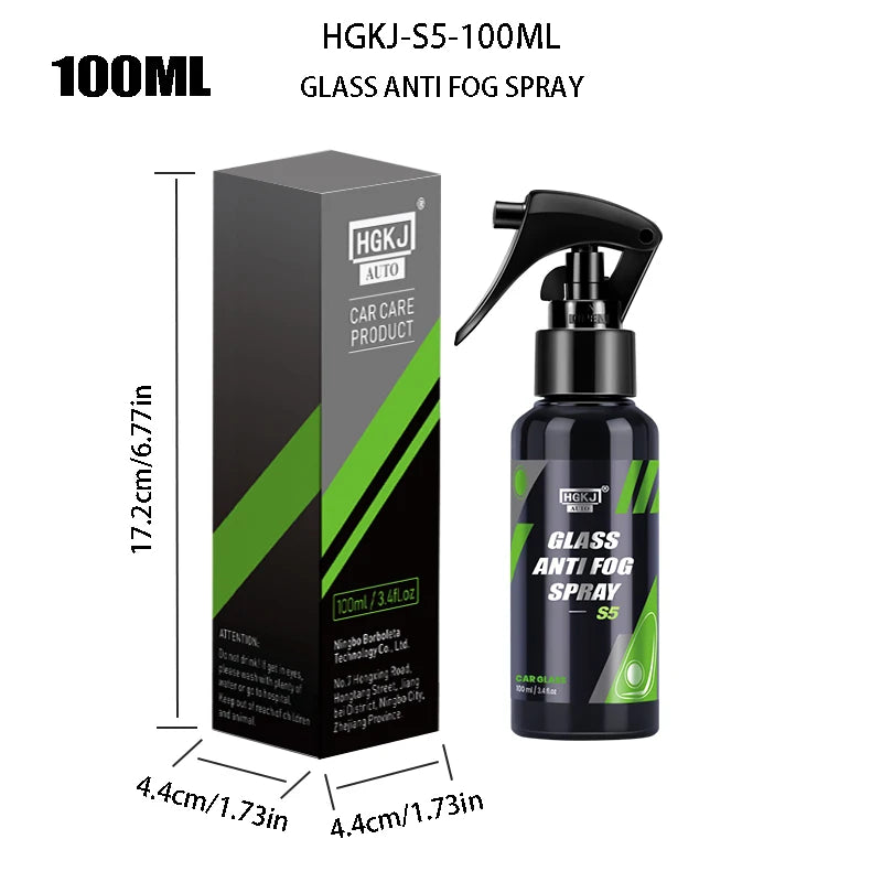 Spray antiniebla para ventana de coche, pintura líquida, pulido para el cuidado, agente antiniebla a prueba de lluvia, agua para el cuidado del coche, parabrisas, accesorio para automóvil
