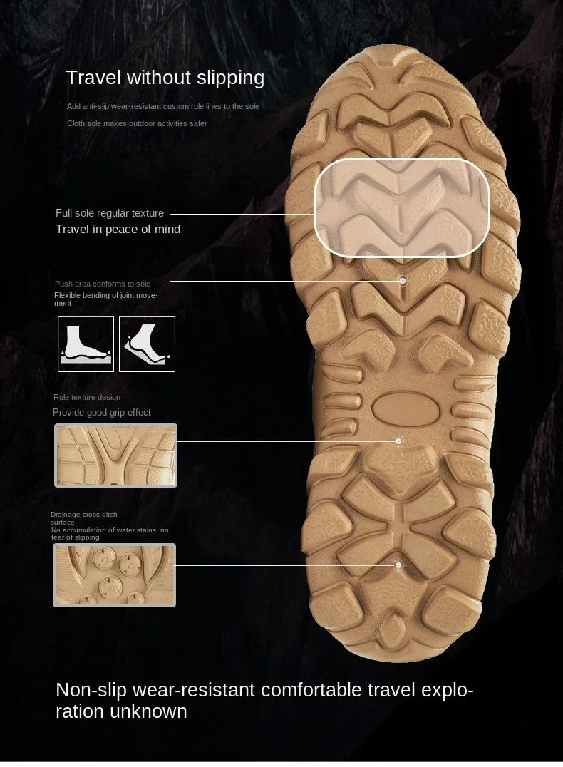 Zapatos de Hombre, botas tácticas, botas de campo de fuerzas especiales para Hombre, Zapatillas ligeras antideslizantes para exteriores, botas de motocicleta para Hombre
