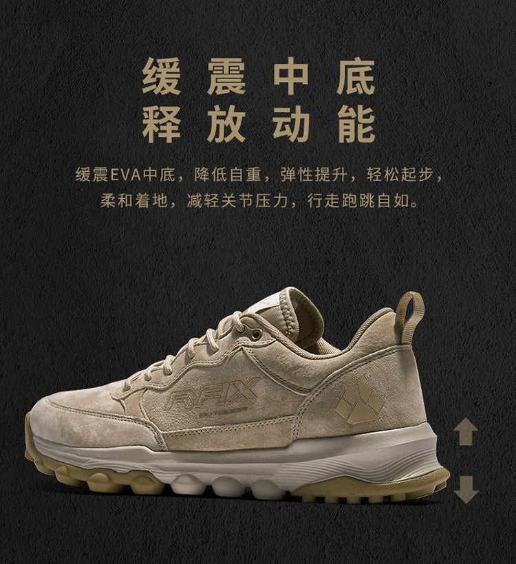 RAX-Zapatillas deportivas para hombre y mujer, calzado ligero y transpirable, suela exterior de goma Natural, antideslizante, malla de aire