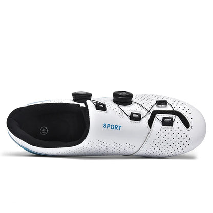 Nuevas zapatillas de ciclismo para hombre, zapatillas de ciclismo de carretera unisex, zapatillas antideslizantes para bicicleta de montaña, carreras, al aire libre, zapatillas de bicicleta de montaña para mujer