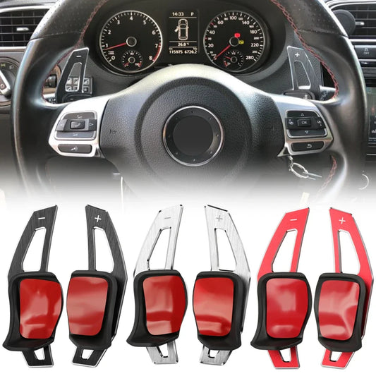 Cubierta de cambio de extensión de paleta de volante DSG para VW Golf 5 6 MK6 GTI R Jetta MK5 Passat B6 B7 CC Polo Sharan Tiguan Seat Leon