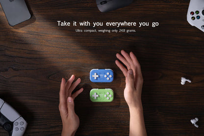 8bitdo-mando inalámbrico Micro Bluetooth para Nintendo Switch, controlador de juego para Windows, Android, macOS, iOS, iPadOS, Raspberry Pi