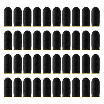 40 Uds juego móvil guantes para la yema del dedo a prueba de sudor antideslizante pantalla táctil funda para el dedo transpirable cubierta para la yema del dedo del juego para jugadores