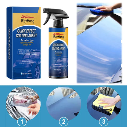 Spray de mantenimiento de abrillantado de coche de secado rápido, 1-5 uds., 120ML, revestimiento cerámico, capa hidrofóbica de revestimiento automático para abrillantado de coches