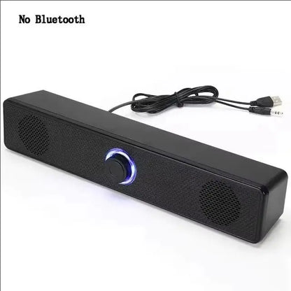 Barra de sonido para PC, altavoz con cable y Bluetooth, barra de sonido alimentada por USB para TV, Pc, portátil, juegos, sistema de Audio envolvente para cine en casa