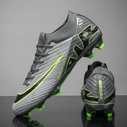 Nuevas zapatillas de deporte para hombre, botas de fútbol, botines de fútbol de caña media, zapatos de fútbol antideslizantes de alta calidad, superventas, FG/TF, fútbol sala interior