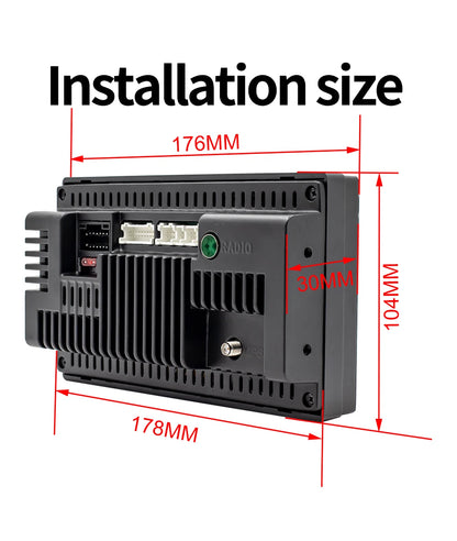 Reproductor Multimedia Universal de 7, 9 y 10 pulgadas pantalla coche android auto con GPS carplay inalambrico WIFI, CarPlay inalámbrico, Android 13, 2 Din, Radio FM, RECEPTOR ESTÉREO sistemas inteligentes de coche