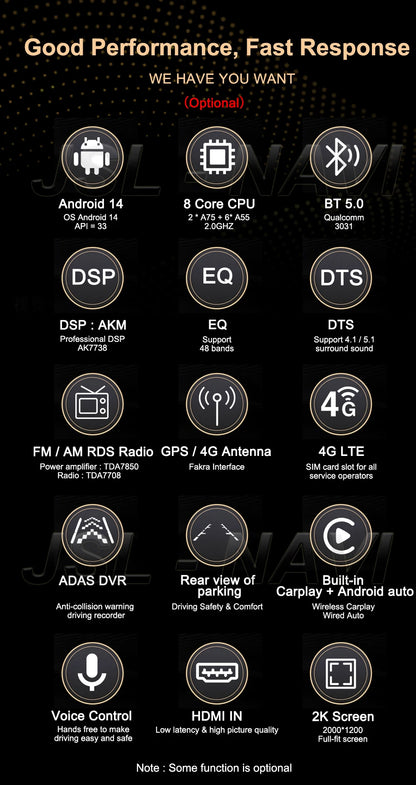 Android15 QLED para Fiat Mobi 2016 2017 2018 -2022 Radio de coche reproductor de vídeo Multimedia navegación GPS estéreo Carplay 4G WIFI sin DVD