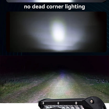 Barras de luz Led todoterreno combinadas de 4/ 7 pulgadas y 120W, haz de inundación para trabajo, conducción, barco todoterreno, coche, Tractor, camión, 4x4, SUV, ATV, 12V, 24V
