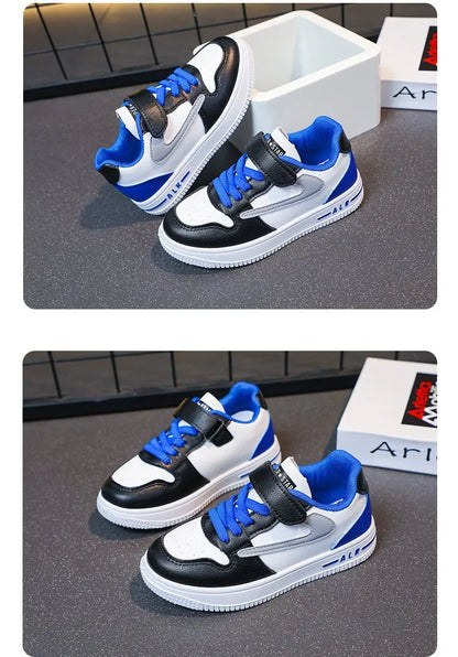 Zapatos deportivos con botón giratorio para niños, zapatos planos de malla transpirable con una sola red, novedad de verano, zapatos planos medianos y grandes para niños