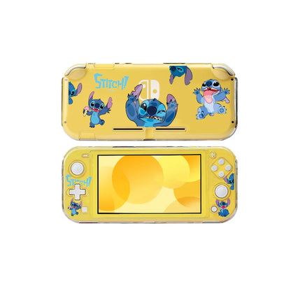 Stitch adecuado para Nintendo switch lite silicona color suave cubierta anticaída desmontable NS consola de juegos portátil funda protectora