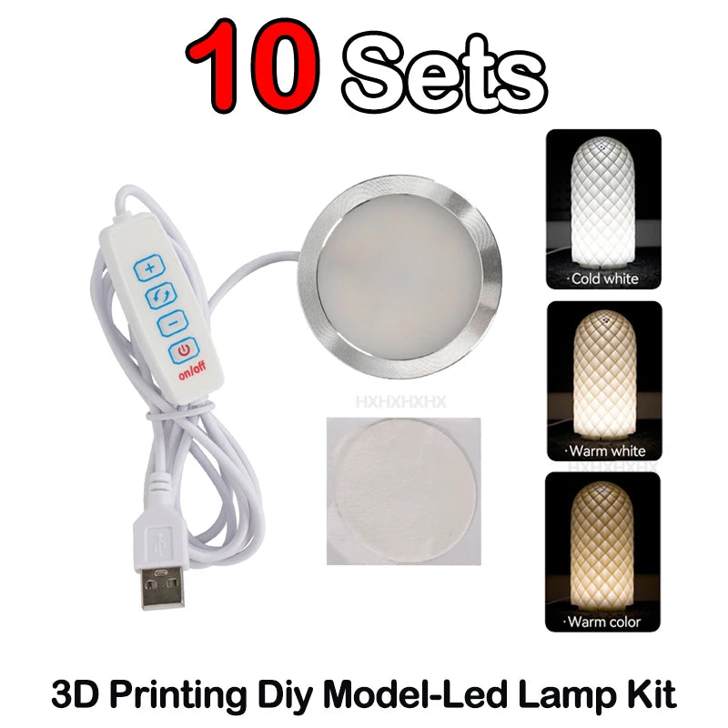 Para Bambu Lab Kit de lámpara Led 001 Hardware piezas de impresión 3d Kit de luz Bambulab modelo de piezas de luz Led