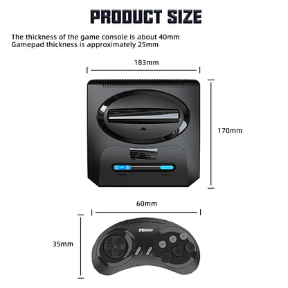 Consola de videojuegos Segas-MD de 16 bits para Sega Mega Drive Genesis FC Dendy, compatible con salida HDMI, máquina de juegos Retro