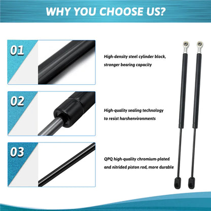 2 unids/set puerta trasera ventana puntales de Gas soporte elevadores para Ford Explorer 1991-2001 Mazda Navajo 1991-1994 accesorios de coche