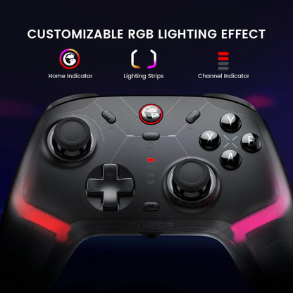 Controlador inalámbrico GameSir Cyclone 2 para Nintendo Switch 2 / iPhone / Android, Gamepad Bluetooth con disparadores de efecto Hall