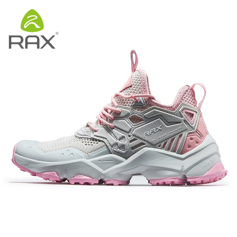 RAX-Zapatillas deportivas para hombre y mujer, calzado ligero y transpirable, suela exterior de goma Natural, antideslizante, malla de aire