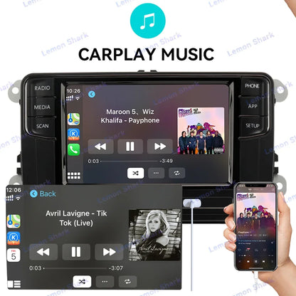 RCD440PRO Carplay Radio de coche para VW PQ Passat B5 B6 Golf MK5 MK6 Jetta 5 6 CC POLO Noame Android Auto Bluetooth MIB Multimedia
