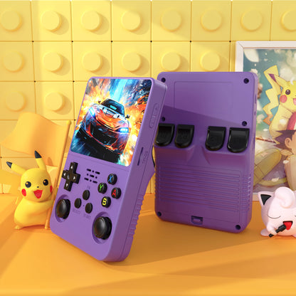 Consola de videojuegos portátil R36S, sistema Linux, pantalla IPS de 3,5 pulgadas, Mini reproductor de vídeo portátil, 64GB, 15000 juegos