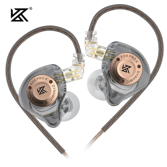 KZ EDX PRO X auriculares intrauditivos dinámicos HIFI Bass Music auriculares deportivos con cancelación de ruido ZSN ZST ZS10 pro x C12 CRA