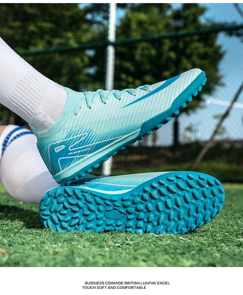 Botas de fútbol de entrenamiento profesional para hombre, zapatos de fútbol ultraligeros, Unisex, venta al por mayor, transpirables, envío directo, fútbol sala interior