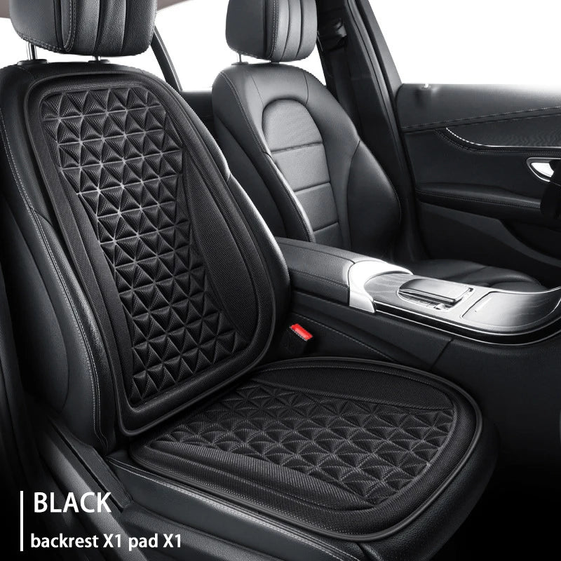 Funda Universal 3D para asiento de coche, alfombrilla protectora, cojín suave, diseño convexo Y, conjunto completo para la mayoría de los coches, accesorios interiores, almohadilla para asiento