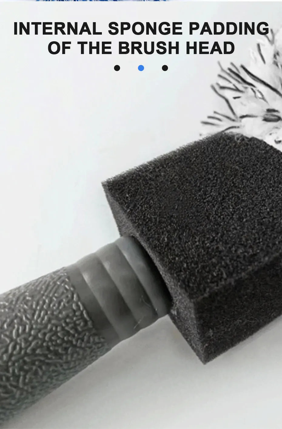 SEAMETAL cepillo de limpieza de llanta de coche, herramienta de lavado de cubo de rueda de coche, cuidado de detalles de coche, cepillo de eliminación de polvo, felpa portátil