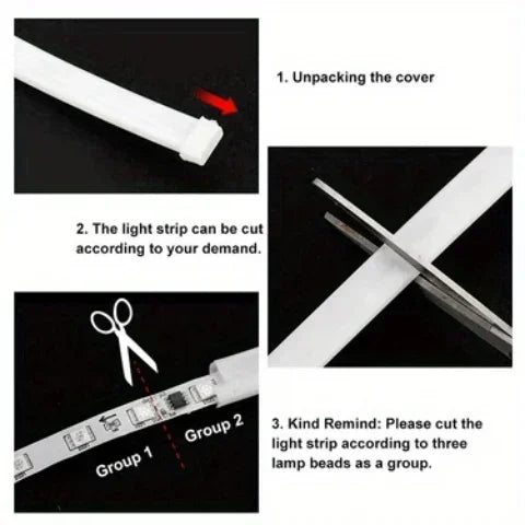 Luz LED de conducción diurna para arranque de capó de coche, luces decorativas para puerta, DRL, guía para capó de motor, lámpara ambiental decorativa de 12V