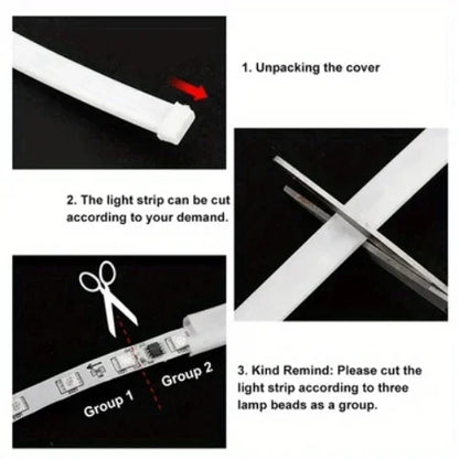 Luz LED de conducción diurna para arranque de capó de coche, luces decorativas para puerta, DRL, guía para capó de motor, lámpara ambiental decorativa de 12V