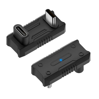 Adaptador USB tipo C en forma de U de 180 grados, convertidor de carga USBC para Steam Deck/Nintendo Switch, transferencia rápida de datos, OTG, 20gbps