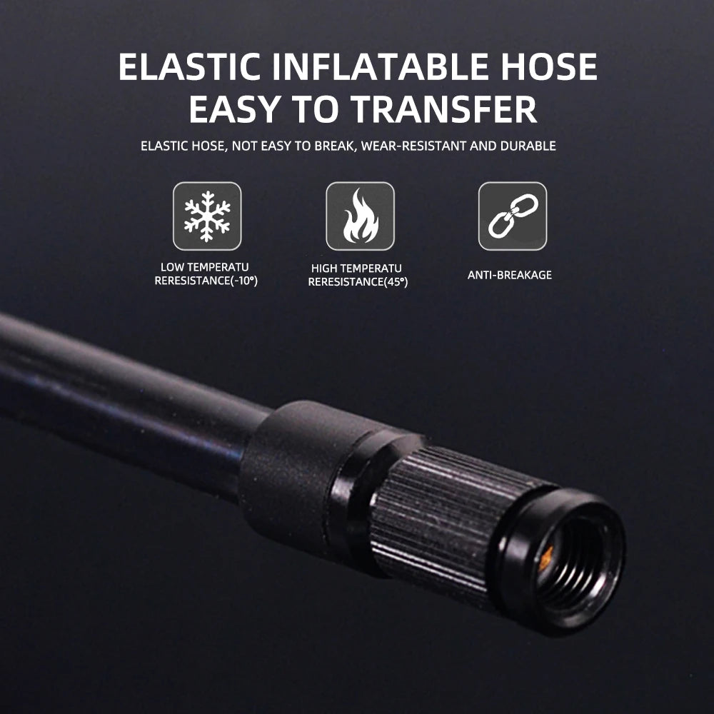 ThinkRider 120 PSI bicicleta de bolsillo portátil bomba de aire eléctrica MINI inflador de neumáticos para bicicleta pantalla de calibre Digital