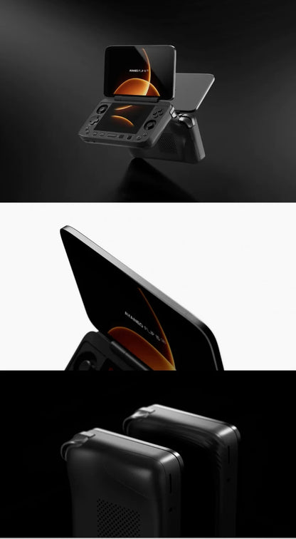 AYANEO Flip 1S DS Flip consola de juegos 7 "1080P 144Hz pantalla OLED consola portátil HX370 8840U máquina de juegos de pantallas duales