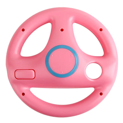 Volante de carreras de juegos de plástico de 3 colores para mando a distancia de Nintendo Wii, volante de carreras para controlador de juegos de carreras de Wii Kart