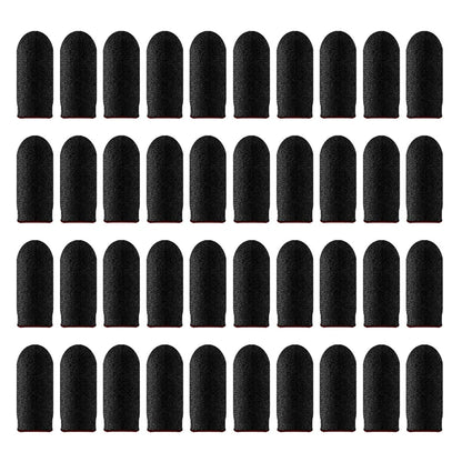 40 Uds juego móvil guantes para la yema del dedo a prueba de sudor antideslizante pantalla táctil funda para el dedo transpirable cubierta para la yema del dedo del juego para jugadores