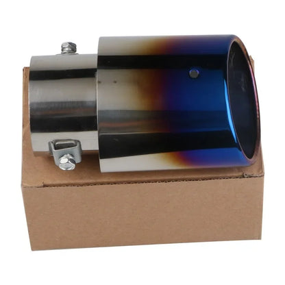 Accesorios para coche, manguito de tubo de escape para automóvil, silenciador de garganta trasera, silenciador dorado, tubo de escape modificado de acero inoxidable