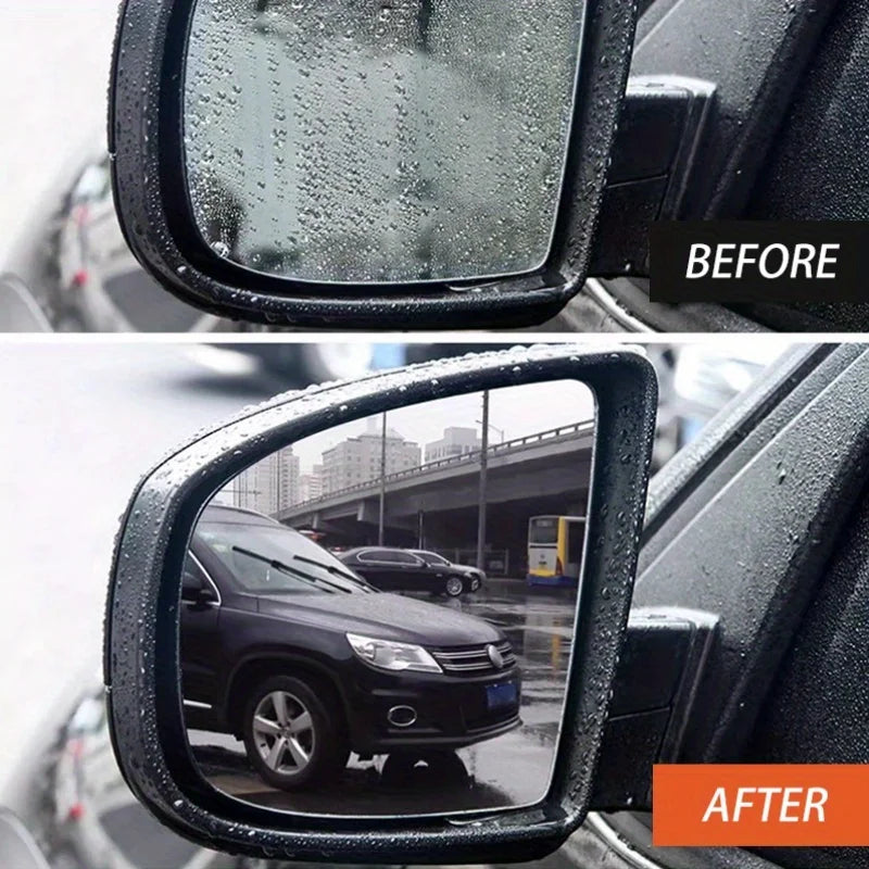 Spray antilluvia para vidrio de coche, agente de recubrimiento repelente al agua, impermeable, antiniebla, limpiador de vidrio, transparente para parabrisas de coche