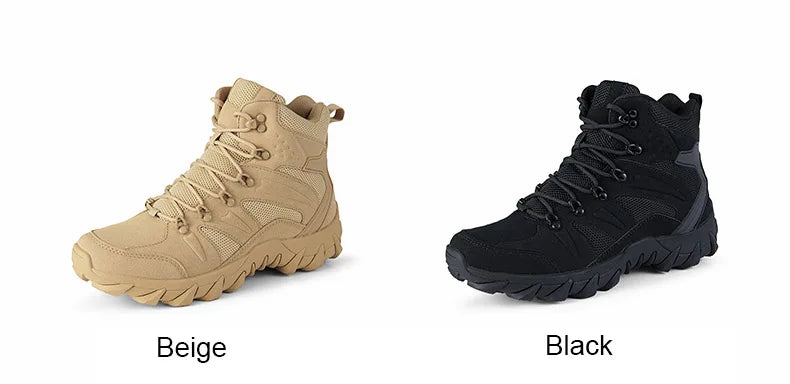 Botas de entrenamiento de combate tácticas mejoradas para hombre, zapatos de senderismo de respuesta rápida antidesgaste para acampar al aire libre, zapatillas de pesca y caza para hombre