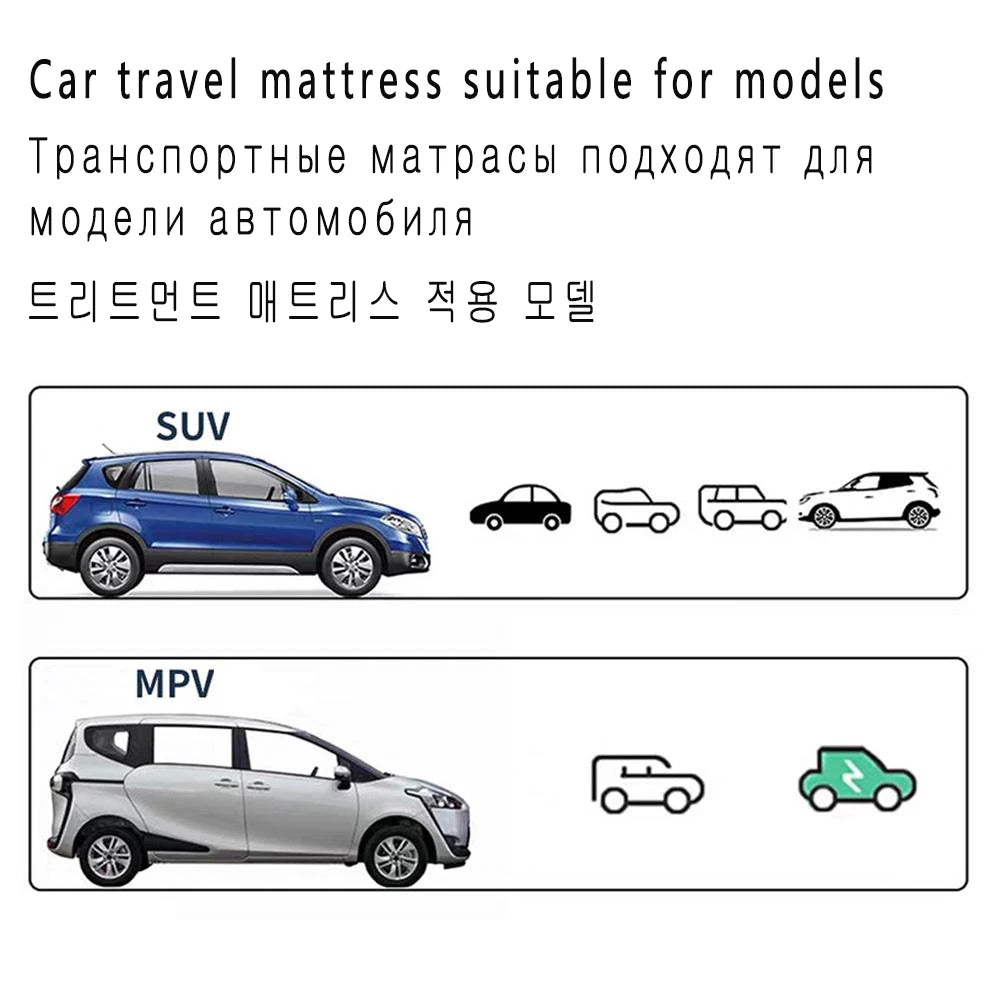 Colchón de aire inflable automático multifunción, colchón de aire especial SUV, cama de coche, colchón para dormir para adultos, cama de viaje para coche ou