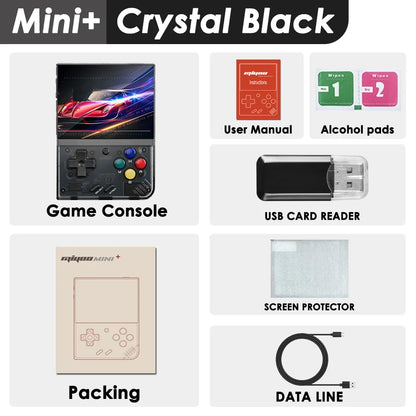 Consola de juegos portátil Retro MIYOO Mini Plus V2 Mini + pantalla IPS consola de videojuegos clásica sistema Linux regalo para niños
