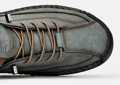 Zapatos de cuero hechos a mano para hombre, mocasines informales sin cordones, zapatos de cuero transpirables, zapatos planos para hombre, mocasines de moda, zapatos de herramientas de talla grande