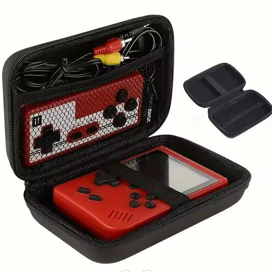 Estuche para consola de juegos portátil retro, caja de transporte protectora para mini reproductor de juegos retro de viaje para cable de carga, tapones para los oídos, baterías