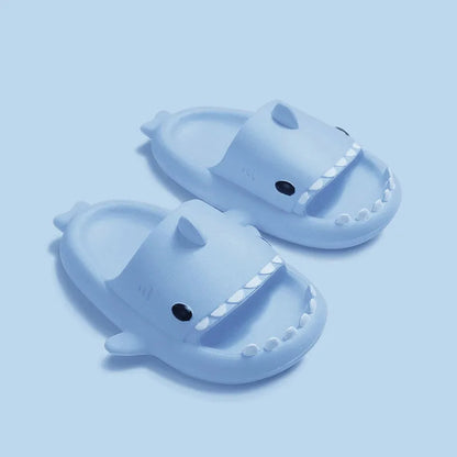 Zapatillas para niños, sandalias de tiburón de dibujos animados, zapatos de verano para niños y niñas, suela suave antideslizante