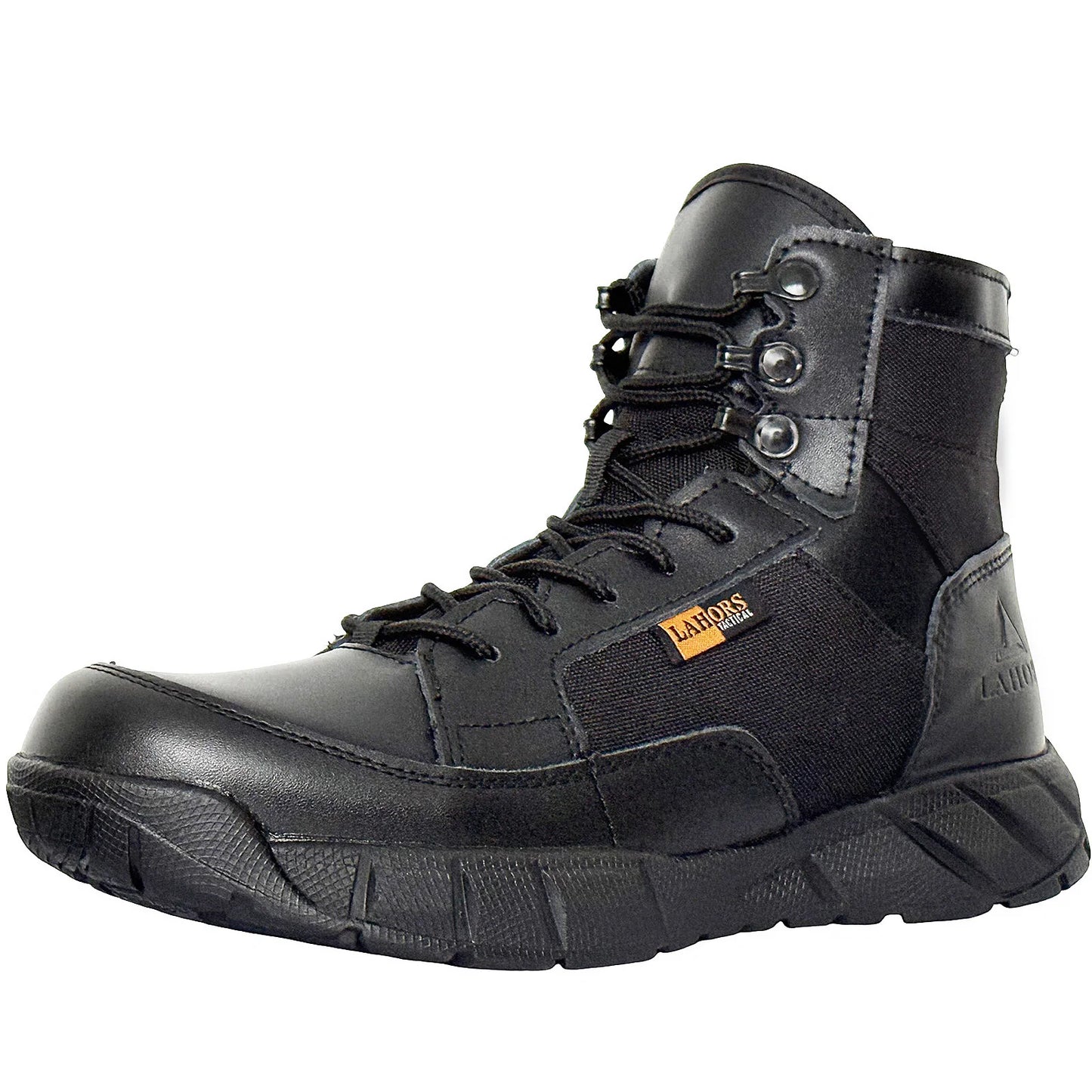 LAHORS, botas tácticas ligeras originales para hombre con cremallera, entrenamiento de combate, cordones, impermeables, zapatos transpirables para senderismo al aire libre