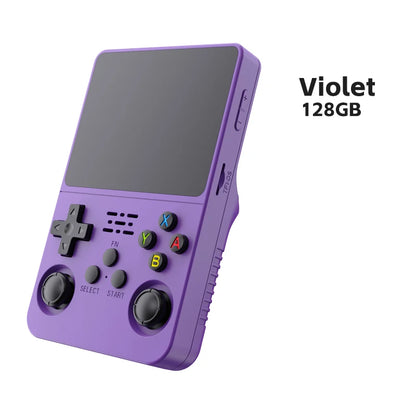 Consola de videojuegos portátil R36S, sistema Linux, pantalla IPS de 3,5 pulgadas, Mini reproductor de vídeo portátil, 64GB, 15000 juegos